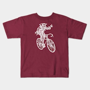 SEEMBO Vampire Cycling Bicycle Bicycling Cyclist Biking Bike Kids T-Shirt